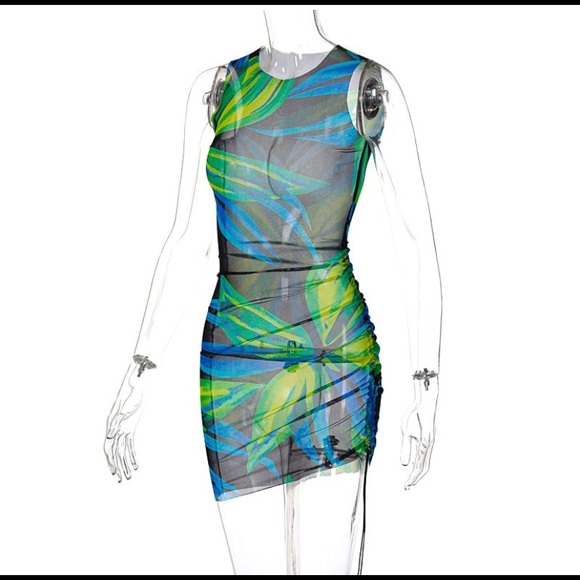 Mesh Bodycon Dress - Picture 3 of 3